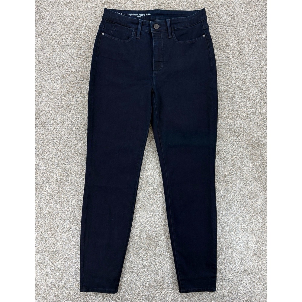 Talbots Flawless High Waist Jegging Ankle Curvy Jeans Women's 6 Blue Dark Indigo